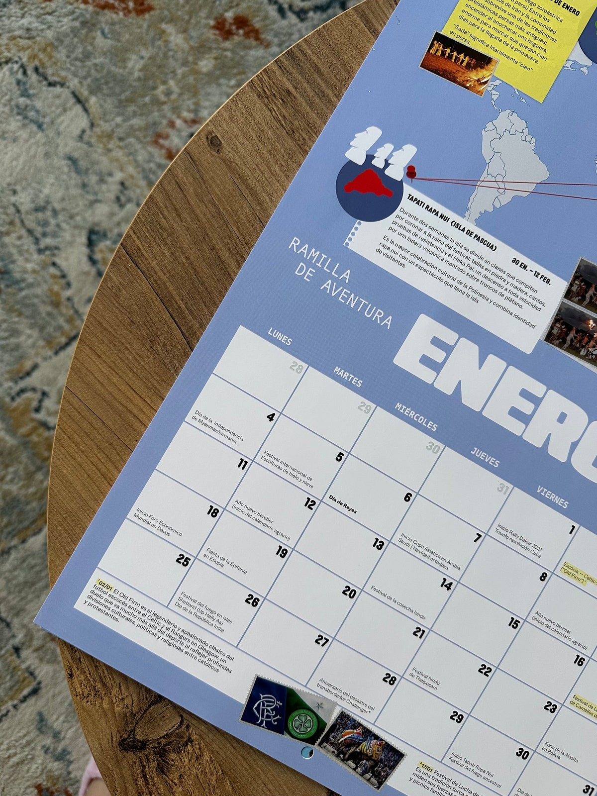 El calendario de Ramilla 2027
